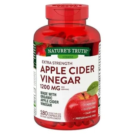 Apple Cider Vinegar – Nature’s Truth – 1,200 mg – 180 Cápsulas