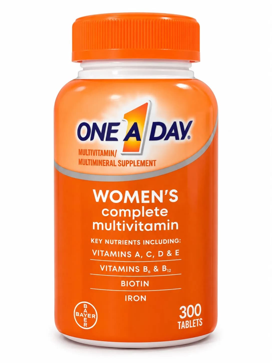 Women’s Complete Multivitamin – One A Day – Multivitamínico y Multimineral – 300 Tabletas