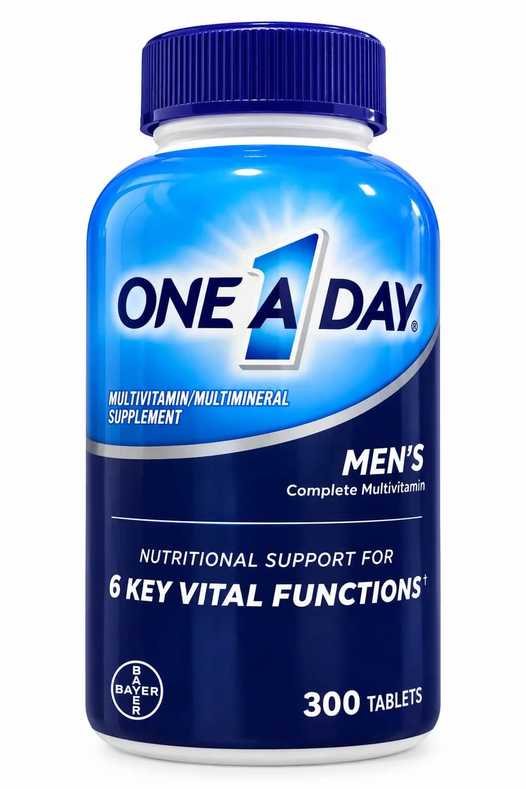 Men’s Complete Multivitamin – One A Day – Multivitamínico y Multimineral – 300 Tabletas