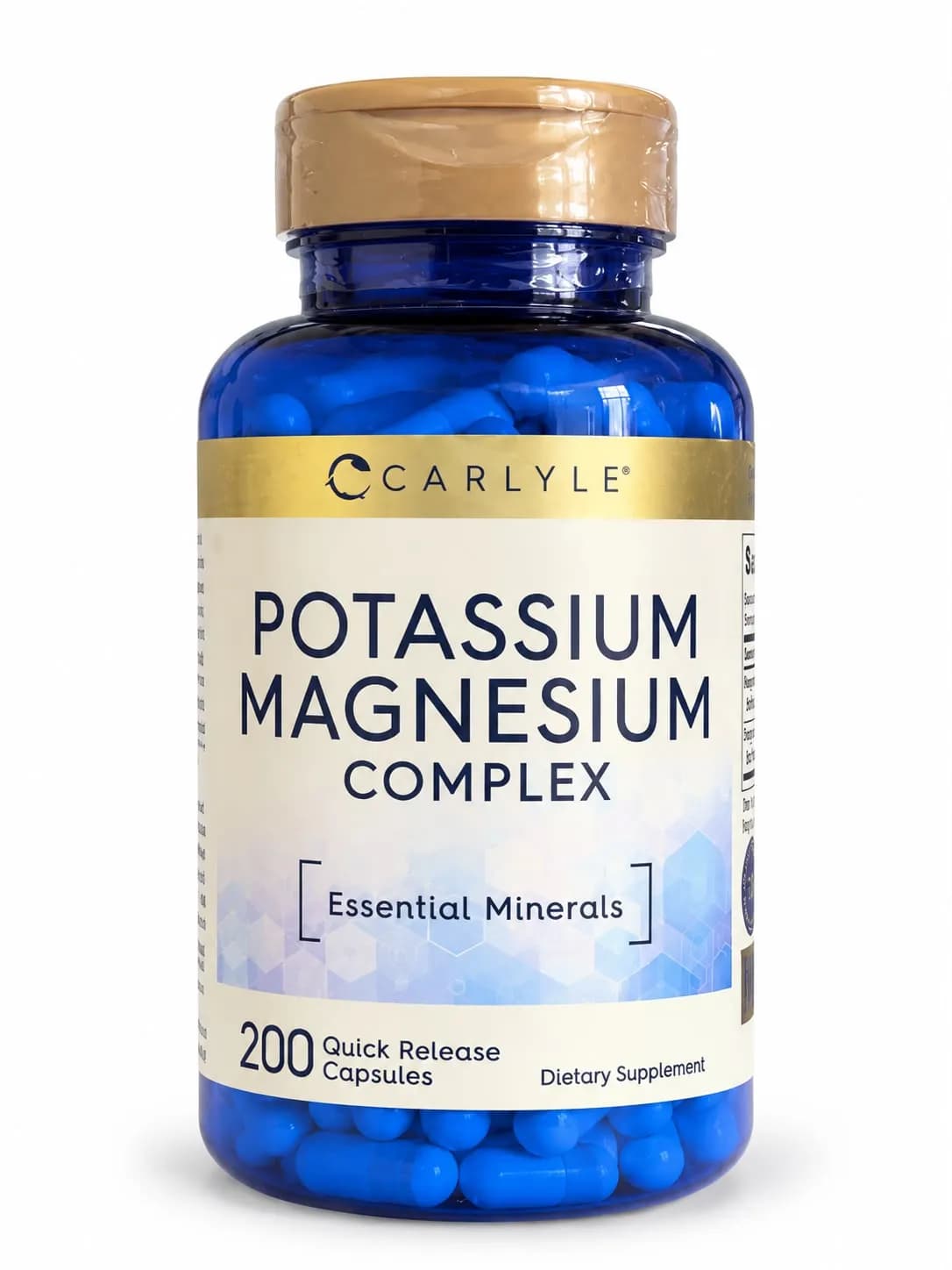 Potasio y Magnesio Complex Carlyle – 200 Cápsulas