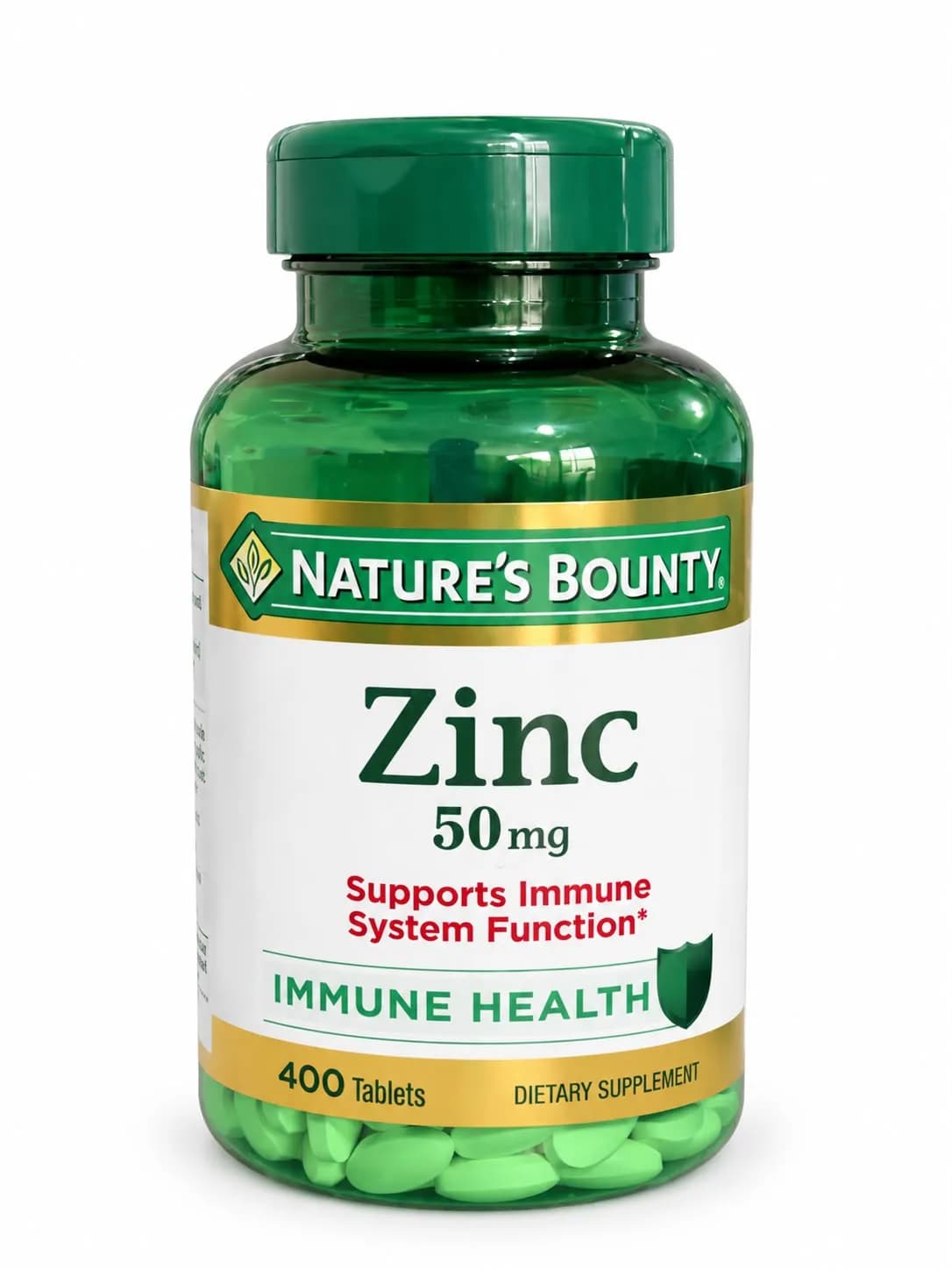 Zinc – Nature’s Bounty – 50 mg – 400 Tabletas