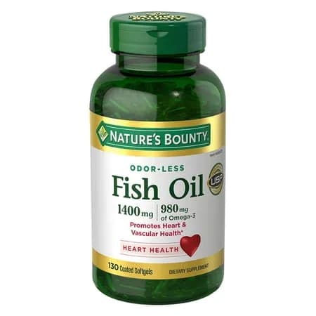 Fish Oil 1400 mg + Omega-3 980 mg Nature’s Bounty