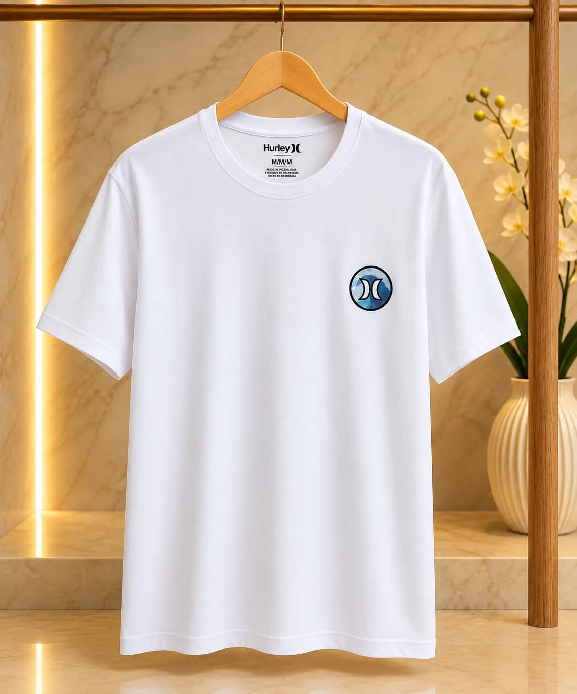 Playera Hurley Logo Circular con Diseño Inspirado en el Mar