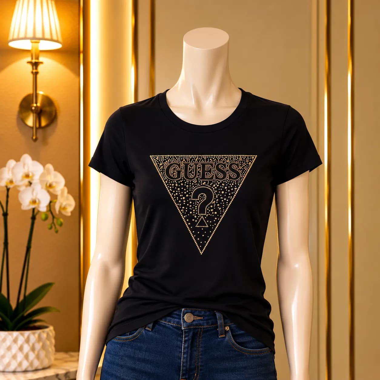 Blusa Guess Acabado Glam