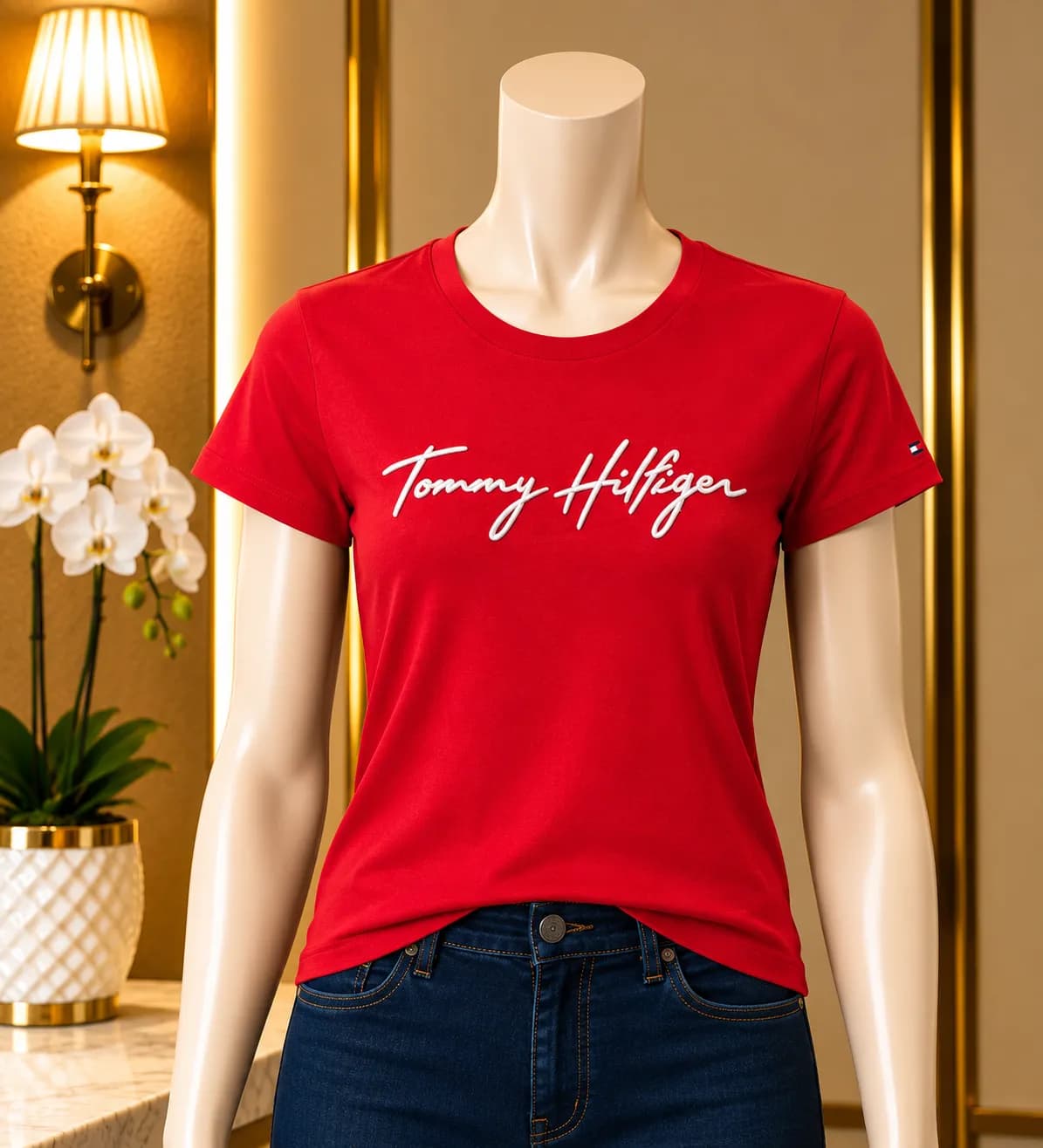 Blusa Tommy Hilfiger Firma Contemporánea