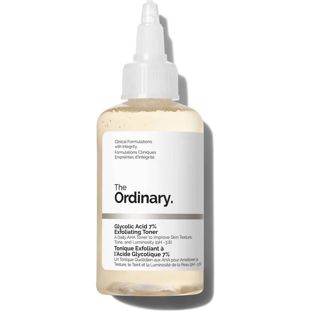 Tónico facial diario exfoliante e iluminador con ácido glicólico al 7% de The Ordinary - 100 ml - Ulta Beauty