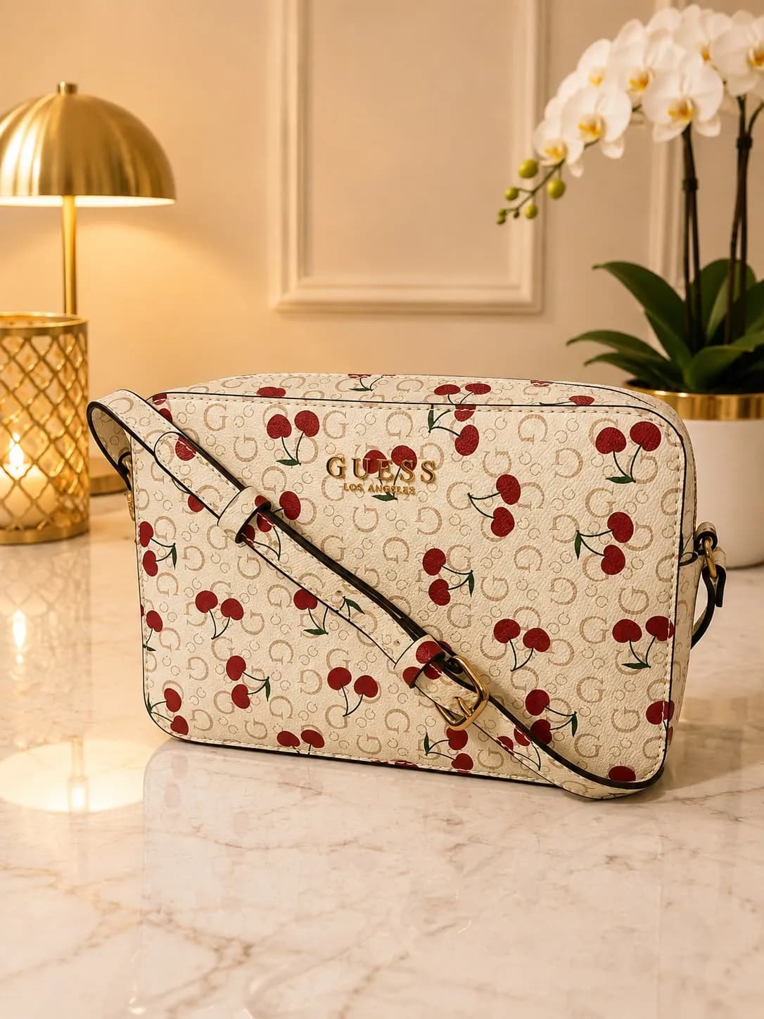 Crossbody Guess de Cerezas Estilo DG888369 con Strapp Formal