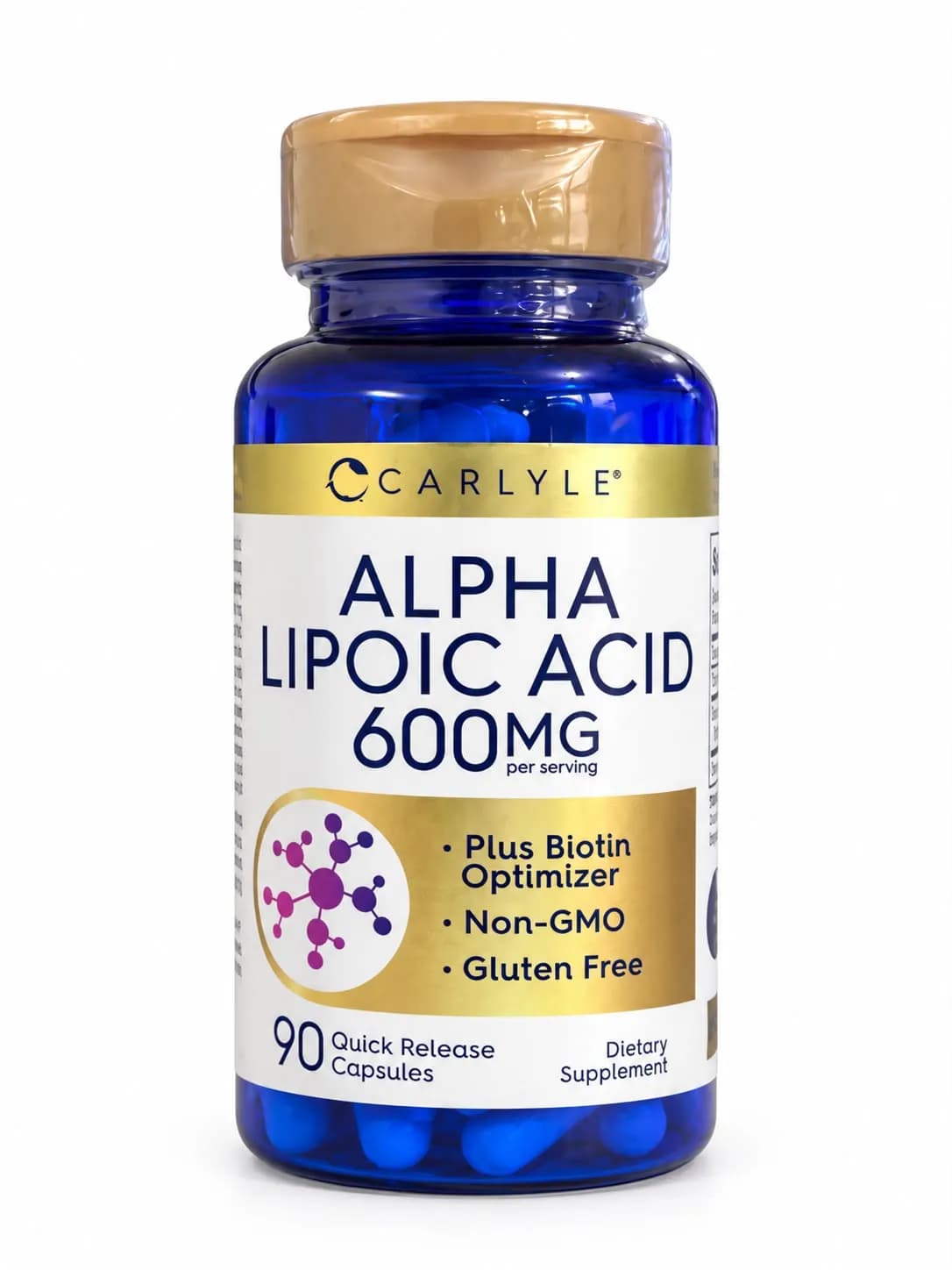 Alpha Lipoic Acid – Carlyle – 600 mg – 90 Cápsulas