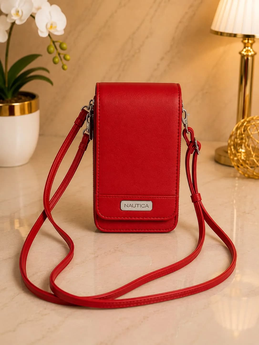 Porta Celular Nautica Color Rojo