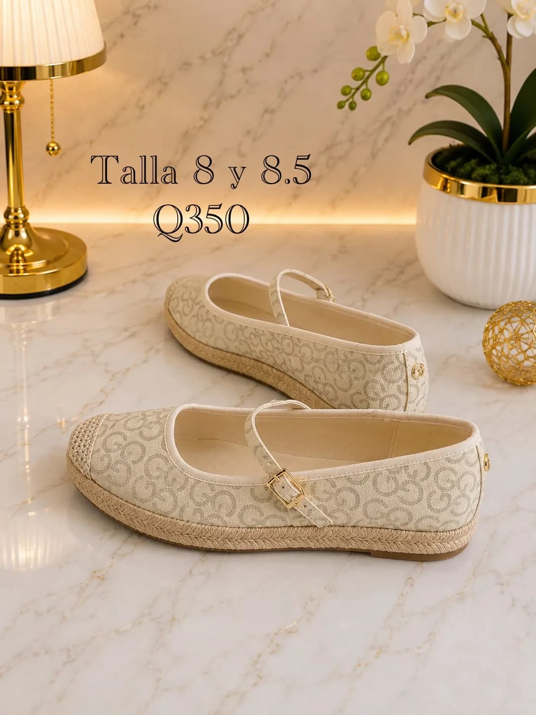 Sandalias Guess los Angeles Tipo Bailarina 1 Talla 8 y 1 Talla 8.5