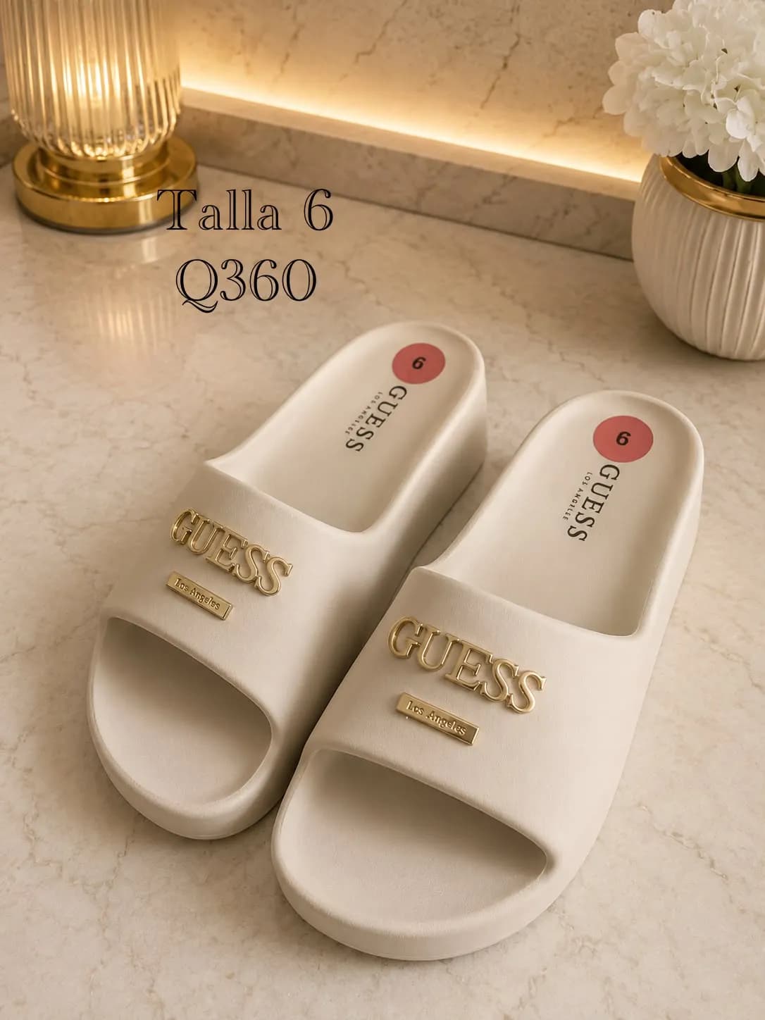Sandalias Altas Guess Tipo Playa Talla 9