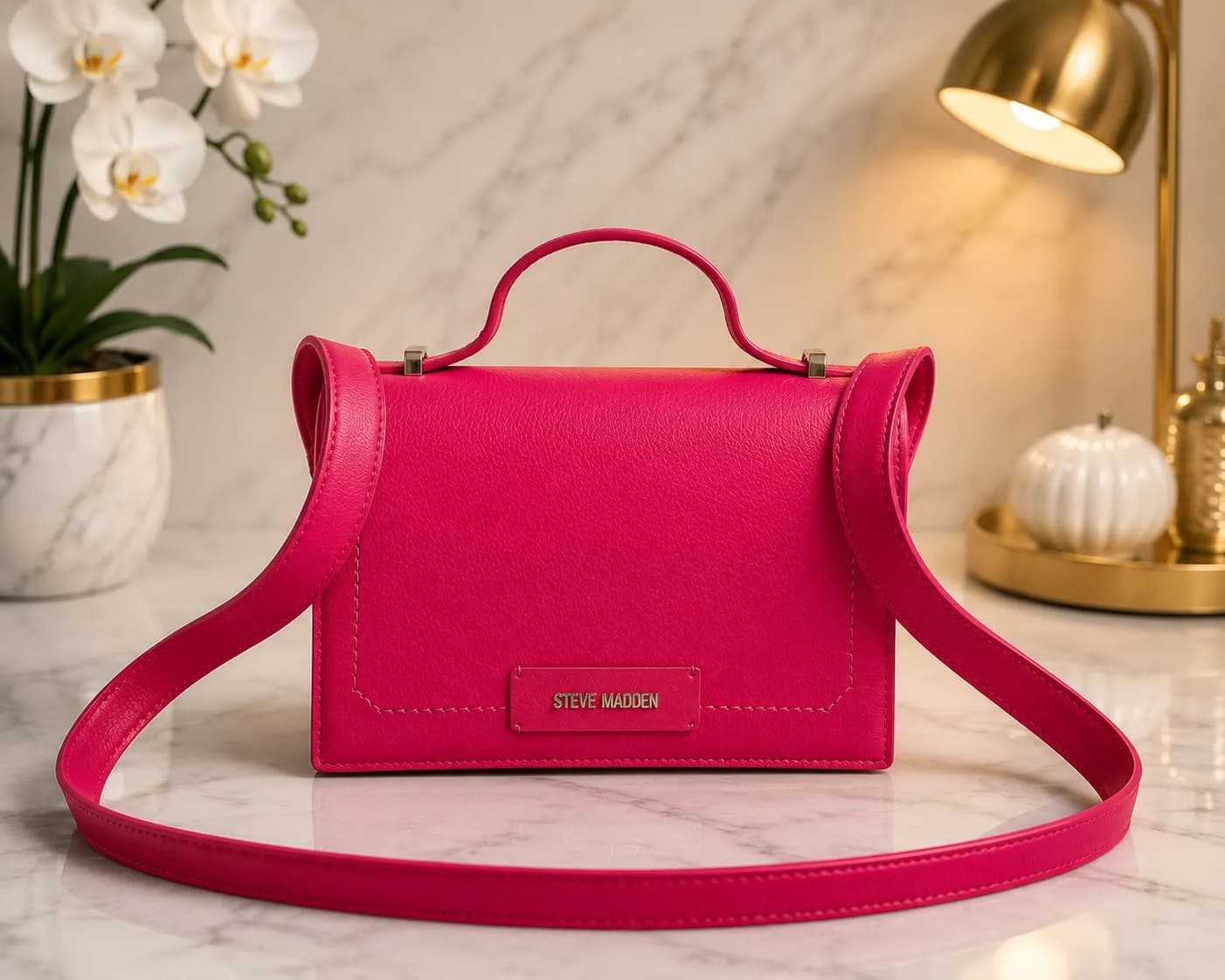 Crossbody Rosa Steve Madden con Strap Formal y Asa Superior