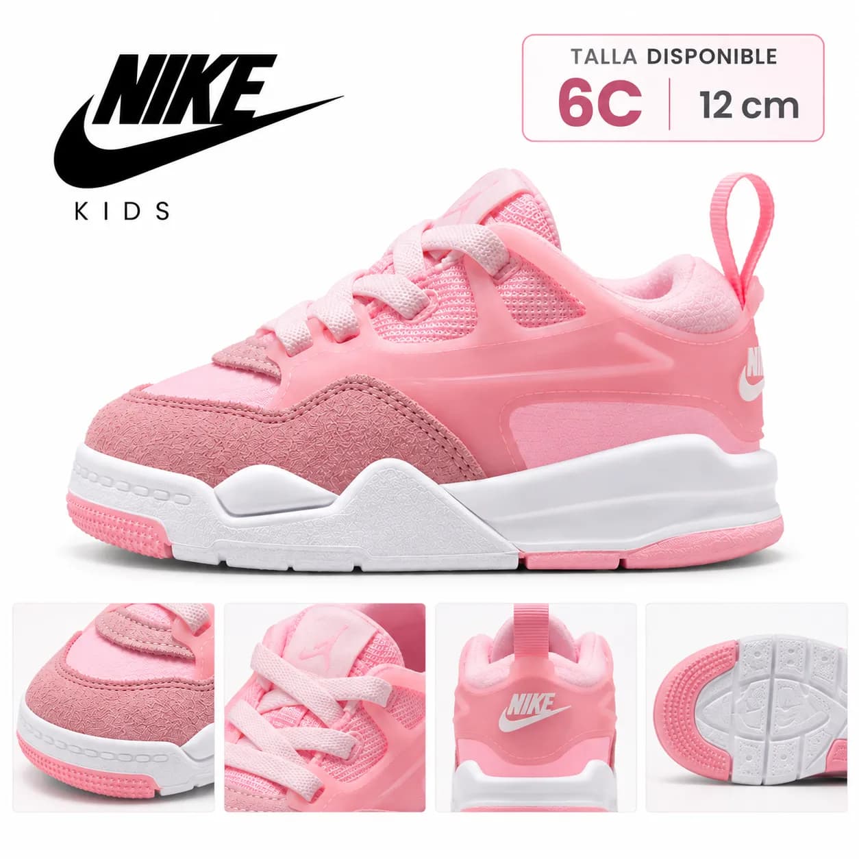 Tenis Nike Jordan Rosa 