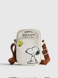 Bolso Crossbody Peanuts Snoopy con Diseño Frontal